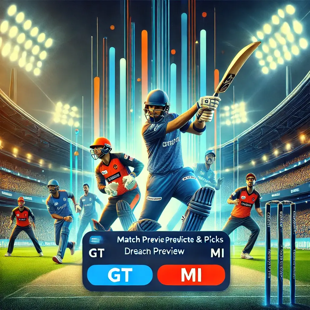 GT VS MI DREAM11 PREDICTION