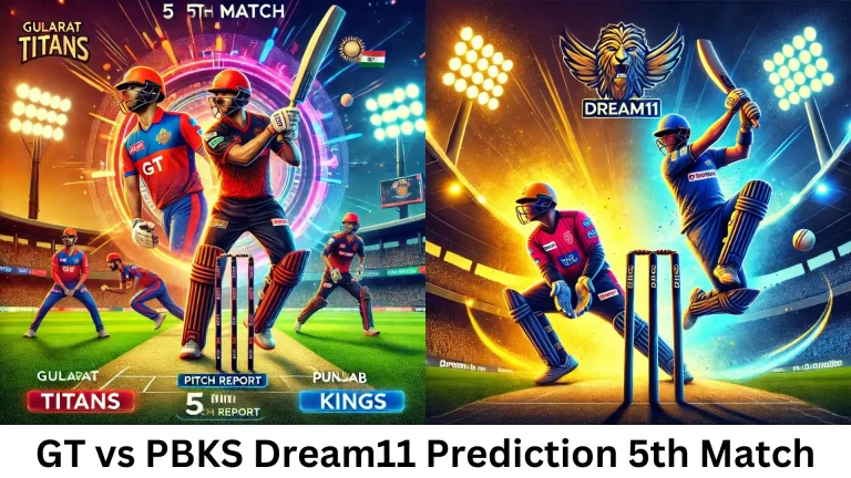 GT vs PBKS Dream11 Prediction 5th Match