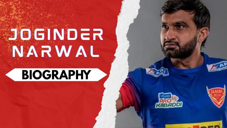 Joginder Narwal Biography: Early and Family Life, Domestic Career, PKL Achievements, Social Media and Many more