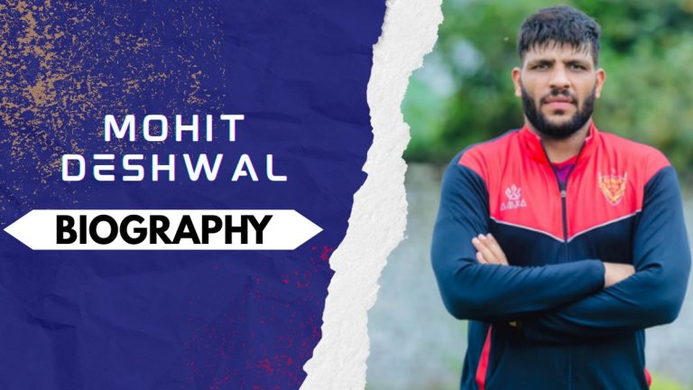 Mohit Deshwal Biography: Early and Family Life, Domestic Career, PKL Achievements, Social Media and Many More