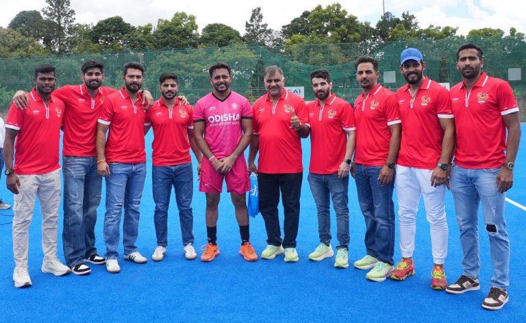 Kabaddi meets Hockey: PKL team Gujarat Giants and Indian Men’s Hockey Team come together for special crossover in Bengaluru