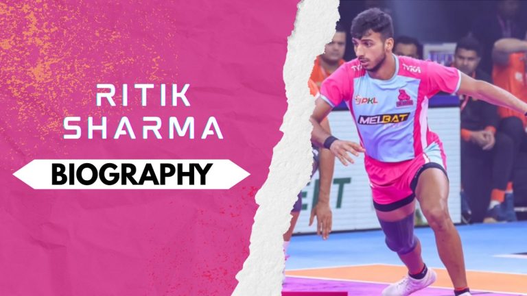 Ritik Sharma Biography: Early and Family Life, Domestic Career, PKL Achievements, Social Media and Many More