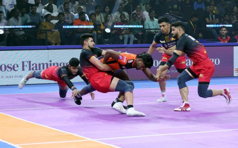 U Mumba’s Ajit Chouhan & their Great Wall of Defence script dominating win over Bengaluru Bulls