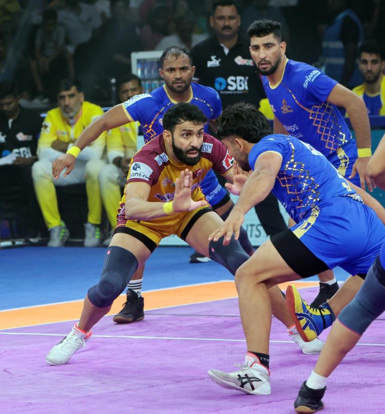PKL-12: After three consecutive defeats, Telugu Titans bounce back, defeat Tamil Thalaivas by 14 points