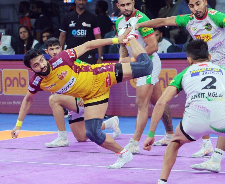 PKL-12: Telugu Titans register their third consecutive win, defeat Patna Pirates 37-28
