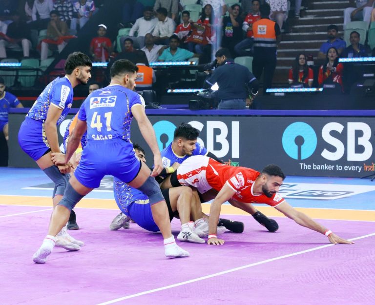 Himanshu Singh Powered Gujarat Giants to crucial win over Tamil Thalaivas, helps them to move at 7th Spot on Points Table