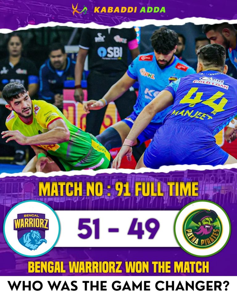 Patna Pirates thrash Bengal Warriors on the back of Ayan’s career-best 27-point masterclass