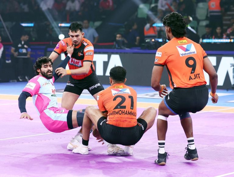 PKL-12: Ajit and Parvesh’s brilliance helps U Mumba defeat Jaipur and secure a spot in the top 4